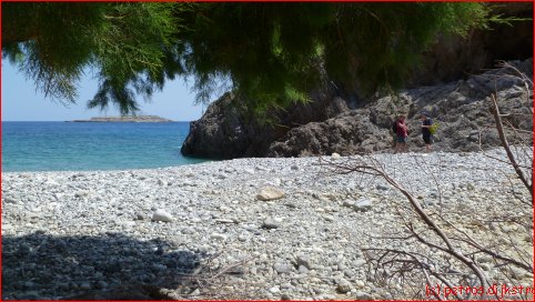 De mooiste baai op oost Kreta. De Irini baai.